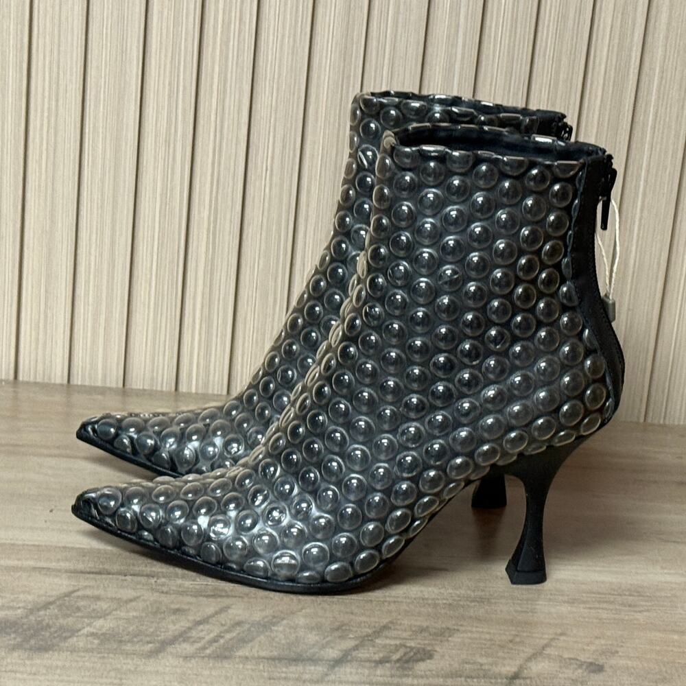 MM6 Maison Margiela Bubble Wrap Heeled Ankle Boots White EU 35 / US 5 - Picture 3 of 14